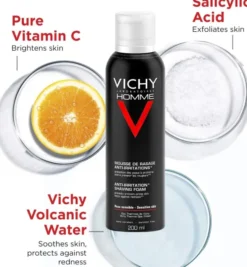 VICHY HOMME SCHIUMA DA BARBA 200 ML