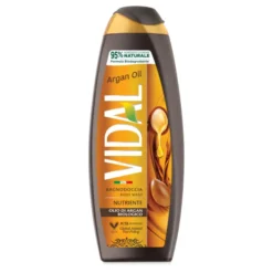 VIDAL BAGNODOCCIA NUTRIENTE OLIO DI ARGAN BIOLOGICO 500 ML