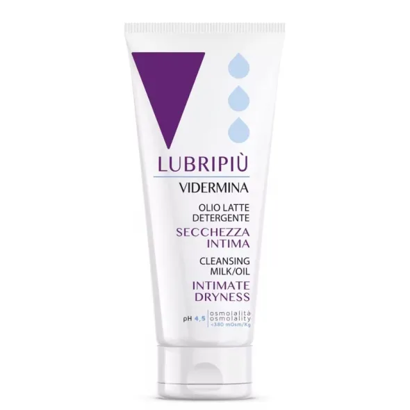 Vidermina Lubripiù Olio Latte detergente intimo, 50ml
