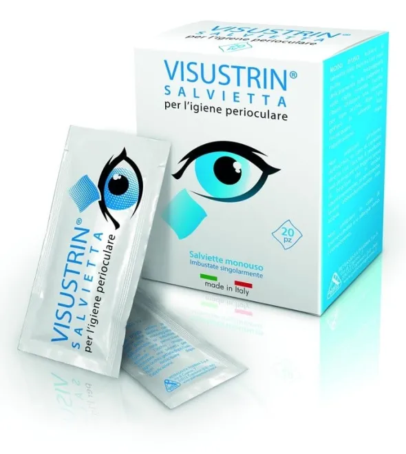 VISUSTRIN SALVIETTA OCULARE 20 PEZZI