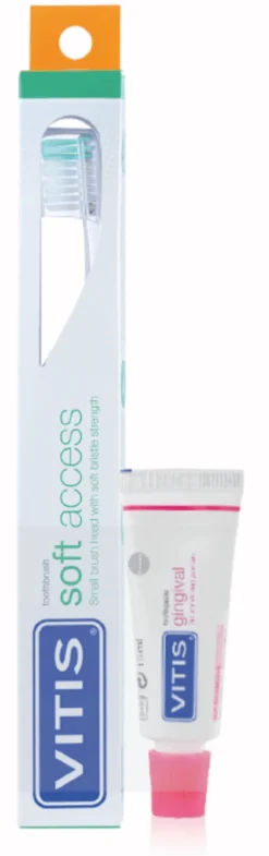 VITIS SPAZZOLINO SOFT ACCESS + DENTIFRICIO GINGIVAL 15 ML